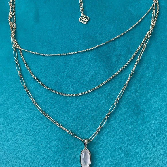 Kendra Scott Elisa Triple Strand Necklace - Picture 2 of 2